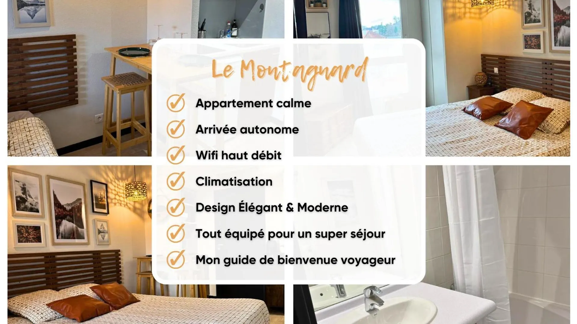 דירות לורדה Le Montagnard - Wifi - Clim - Chaleureux 0*,